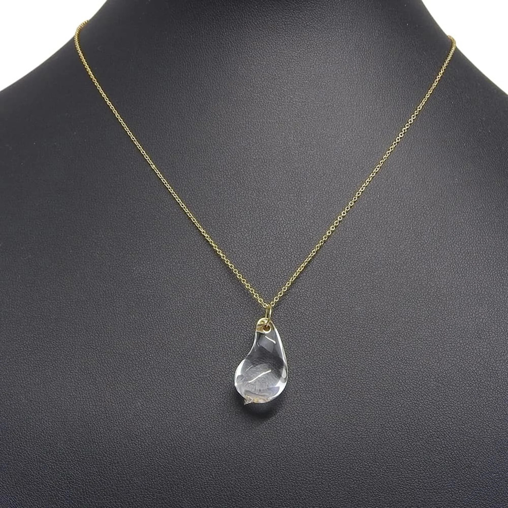 TIFFANY 18k Gold Teardrop Necklace - Picture 2 of 6